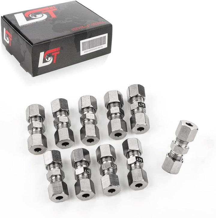 LST 10x Schnell-Verbinder Bremsleitung 4.75 mm 3/16 ohne Bördelgerät