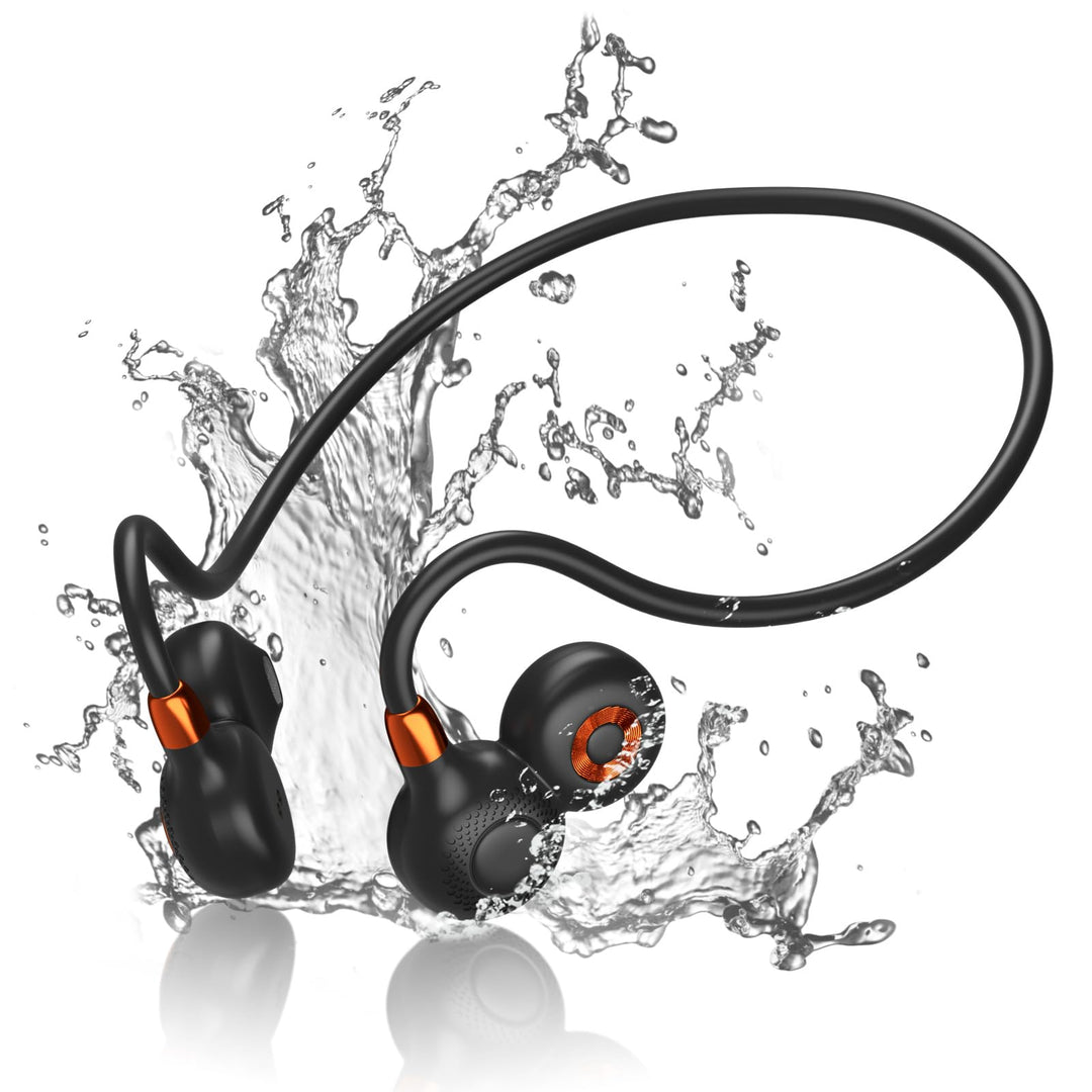 Ortizan Knochenschall Kopfhörer Bluetooth 5.3, Open Ear Bone Conduction Headphones Kabellos, IPX6 wa