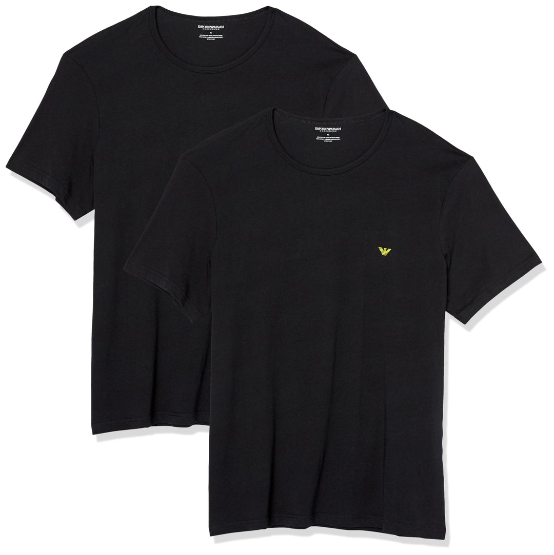 Emporio Armani Underwear Herren Shirt M Black/Black, M Black/Black