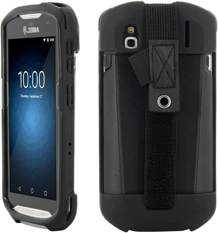 Mobilis Verstärkte Schutzhülle für Zebra TC51 - TC52 - TC56 - TC57 + Griffband und Stifthalter - Kom