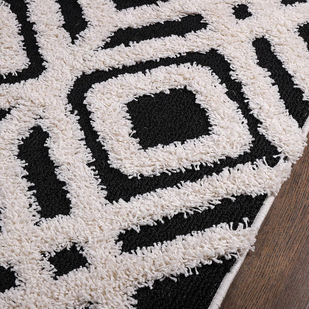 SANAT Wohnzimmer Teppich - Luxus Shaggy Nicht-schuppend Teppich, Wohnzimmer Schlafzimmer Esszimmer E