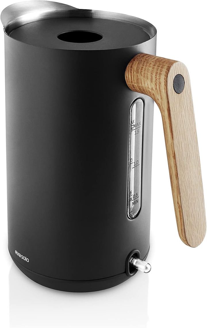 EVA SOLO | Wasserkocher 1,5l Nordic Kitchen | 100% tropffrei | 360 Grad drehbar | Pulverbesichtetem
