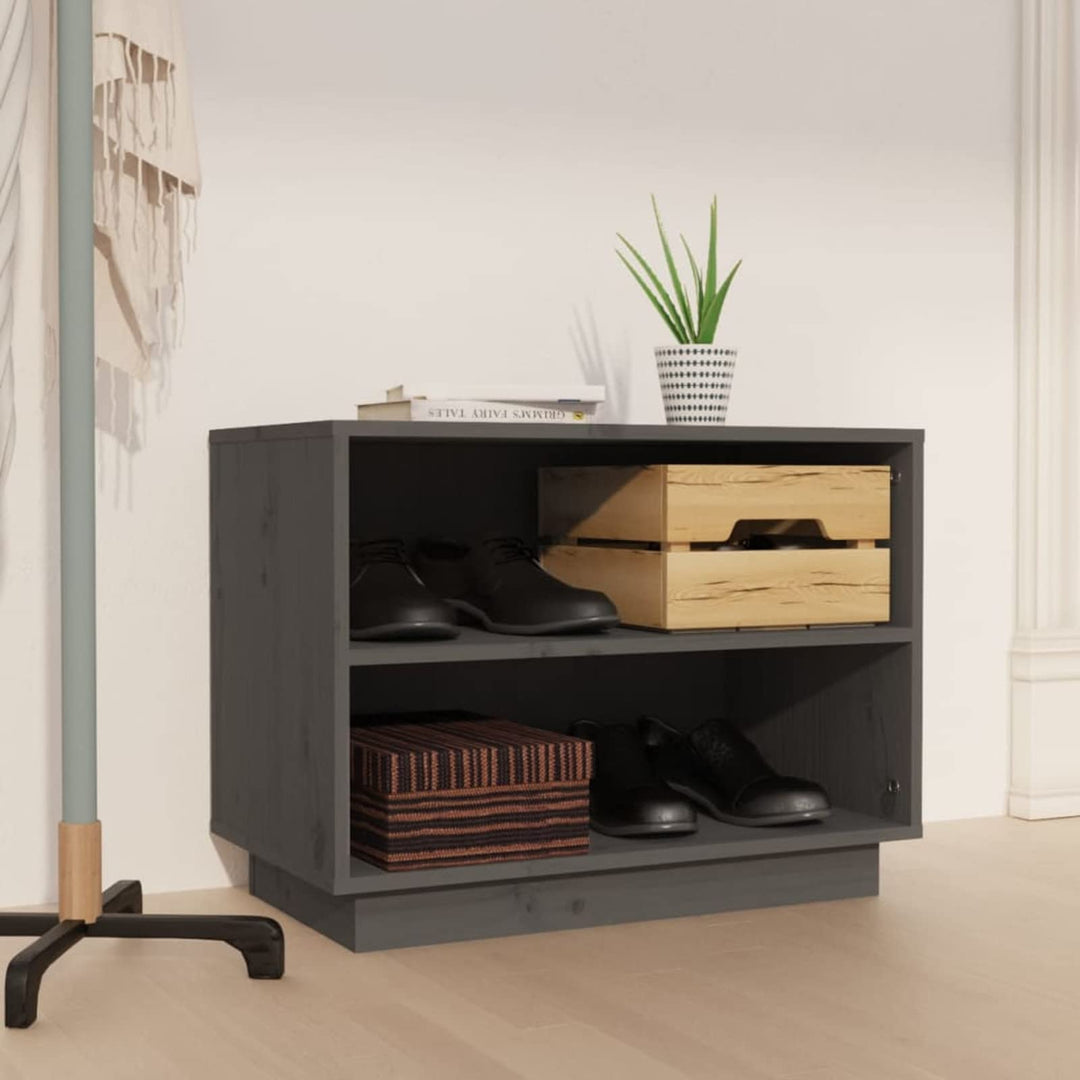 ZEYUAN Schuhschrank, Shoe Cabinet, Schuhregal, Schuhe Schrank, Flurschrank, Schuschrankkommode, Grau