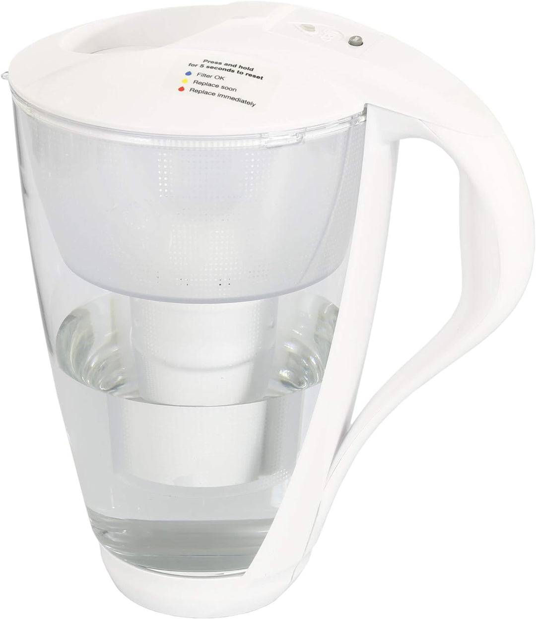 Glas-Wasserfilter Dafi Crystal Classic 2.0L inklusive 1 Filterkartusche - Weiss