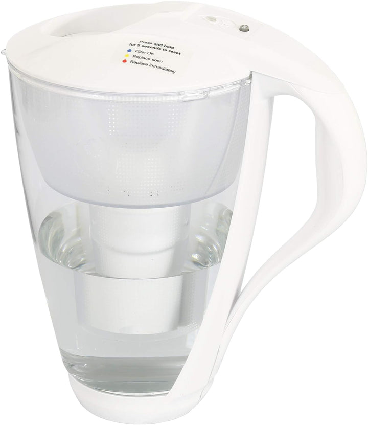 Glas-Wasserfilter Dafi Crystal Classic 2.0L inklusive 1 Filterkartusche - Weiss