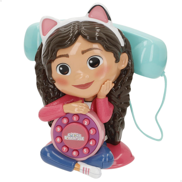 ColorBaby Gabby's Dollhouse Interaktives Spielzeugtelefon, Töne und Melodien, Batterien inklusive, B