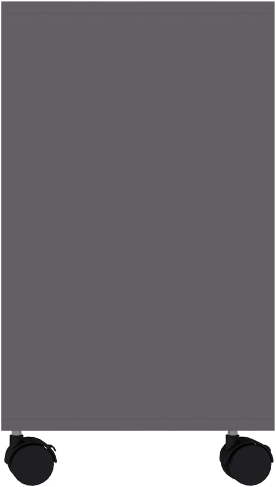 FIRBNUS Beistelltisch Grau 70x35x55 cm Beistelltisch Sofa Beistelltisch Schmal Beistelltisch Rollen