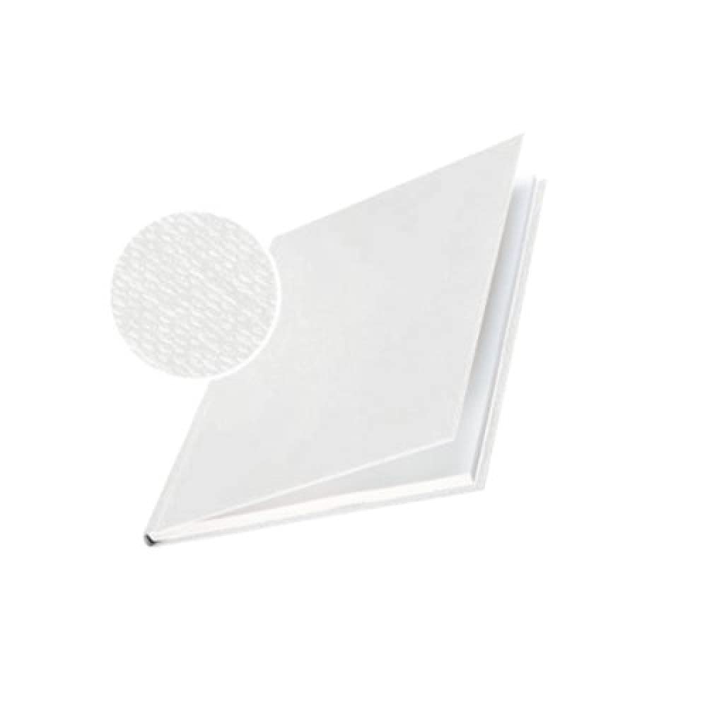 Leitz 73900001 Buchbindemappe impressBIND, Hard Cover, A4, 3,5 mm, 10 Stück, weiss Weiss, Weiss