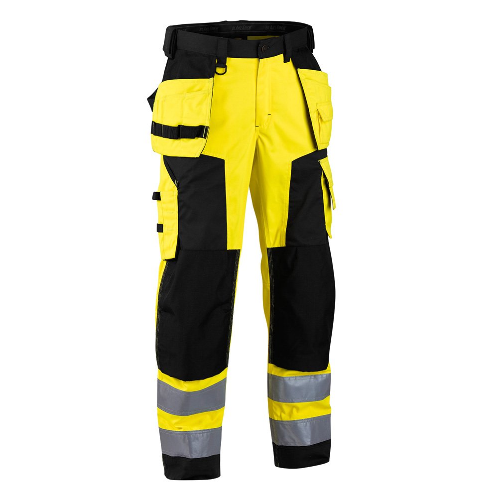 Blaklader 15672517 Hochwertige Softshell-Arbeitshose, gelb/ schwarz, grootte C56 C56 Yellow / Black,