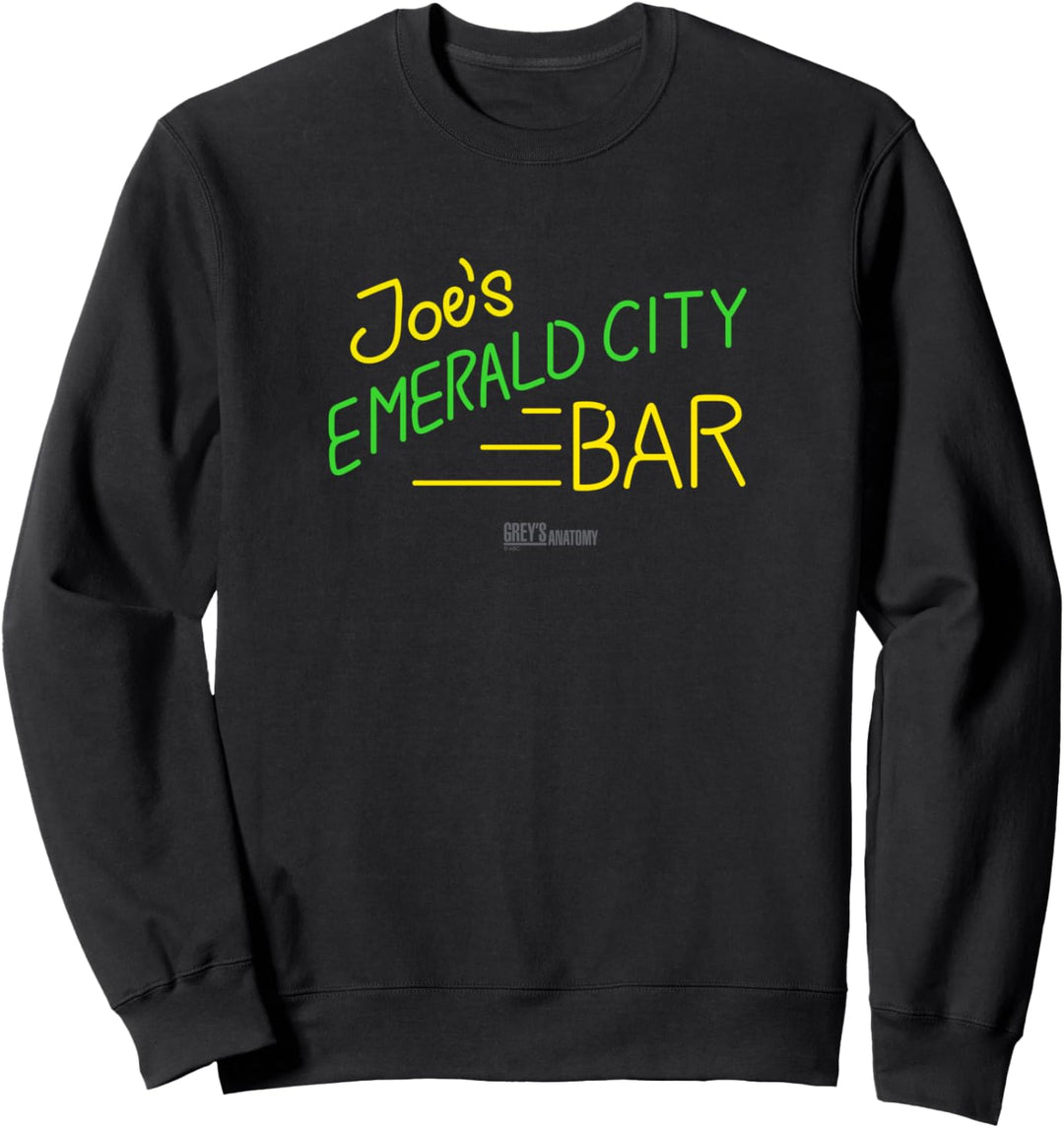 Grey's Anatomy Joe's Smaragdgrüne Stadtbar Sweatshirt