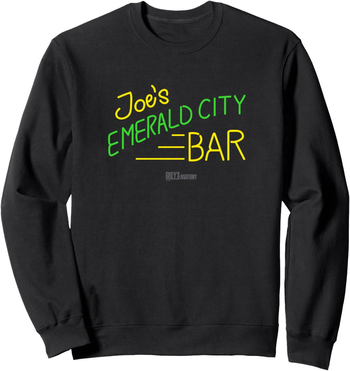 Grey's Anatomy Joe's Smaragdgrüne Stadtbar Sweatshirt