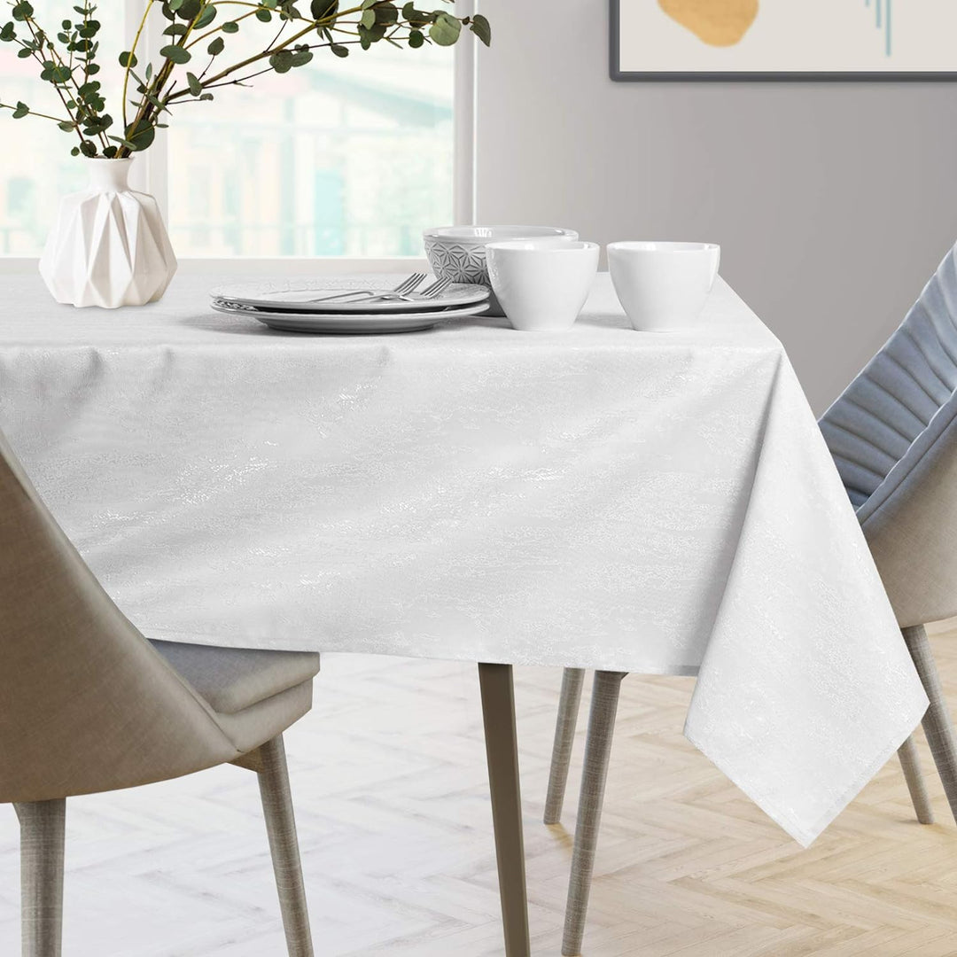 AmeliaHome Tischläufer Set 35x180 cm und 115x180 cm Lotuseffekt Wasserabweisend Schlangenhautmuster