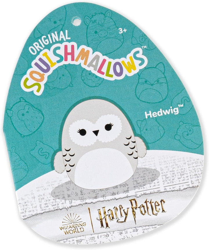 Squishmallows SQWB00099 - Harry Potter Hedwig 25 cm, offizielles Jazwares Plüsch, superweiches Kusch