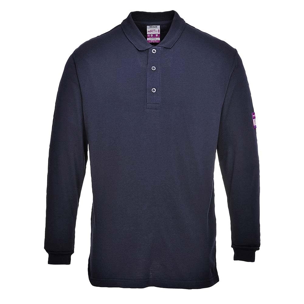 FR Antistatic Polo Shirt Color: Navy Talla: XXL XXL Armada, XXL Armada