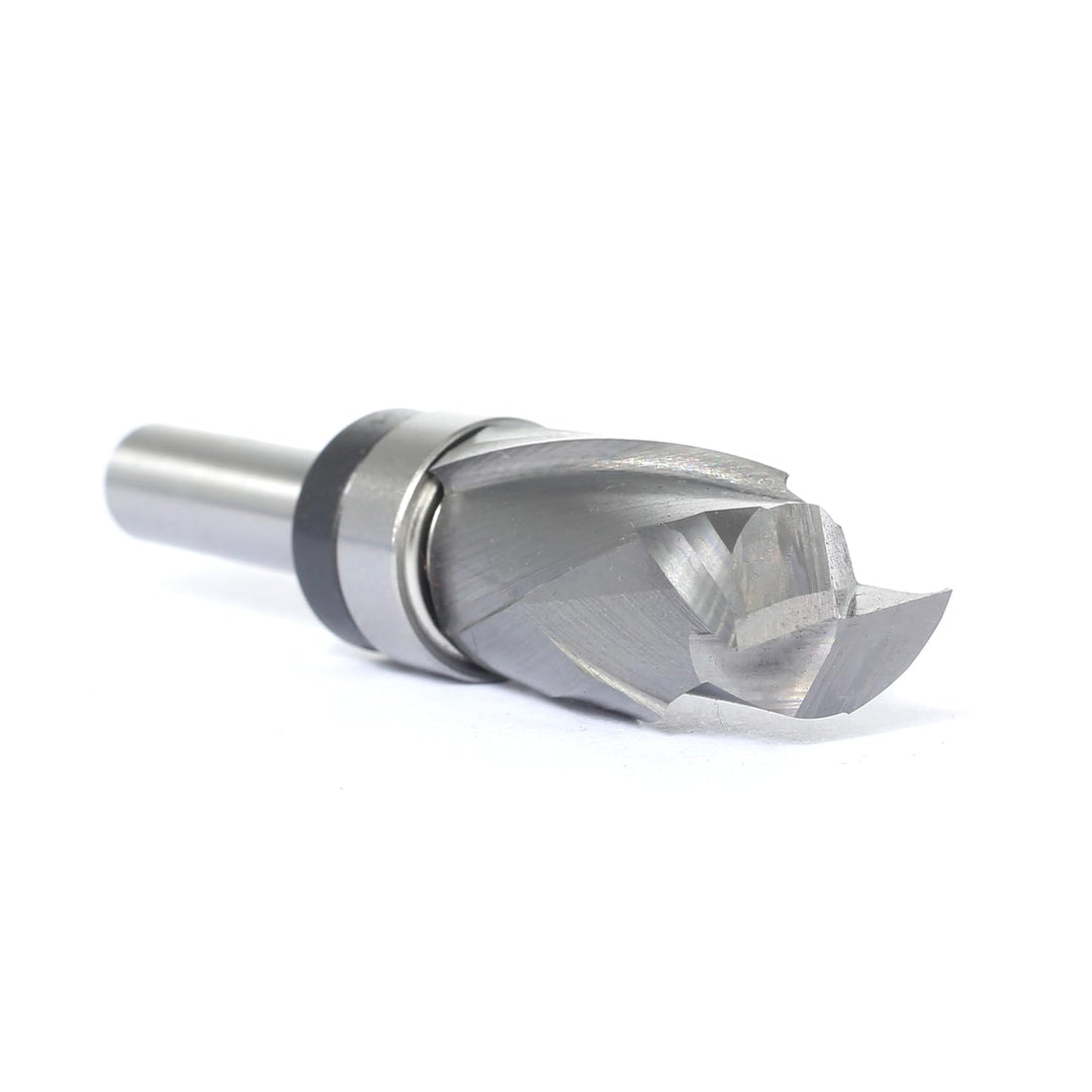 Sinoprotools Spiralfräser 8mm Schaft VHM Fräser,Kopierfräser mit 32mm Schnittlänge,Up-Down Cut Kompr
