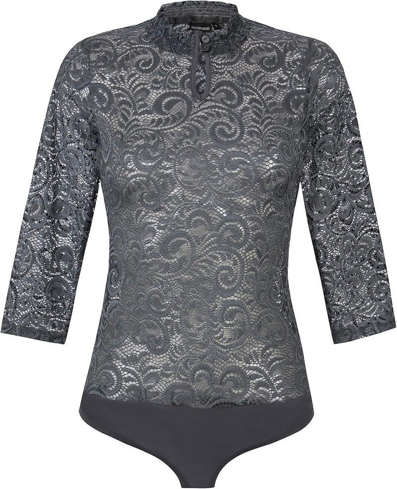 Stockerpoint Damen Body Sera Bluse XS Anthrazit, XS Anthrazit