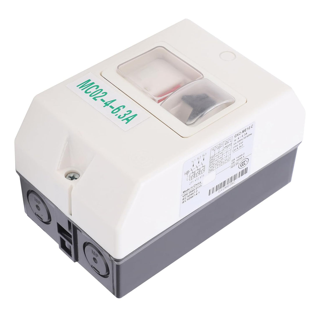 MC02 Serie Motorschutzschalter ABS Wasserdichter IP55 Lastumwandlungsschalter 220V 380V Motorschutzs