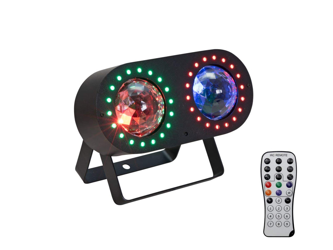 EUROLITE LED DMF-3 Hybrid Flowereffekt | Effektscheinwerfer mit Flower- und Stroboskop-Effekt, inkl.