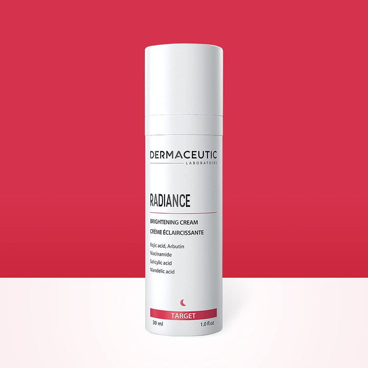 Dermaceutic Radiance - Aufhellende Creme mit Kojisäure, Arbutin, Niacinamid, Salicyl- und Mandelsäur
