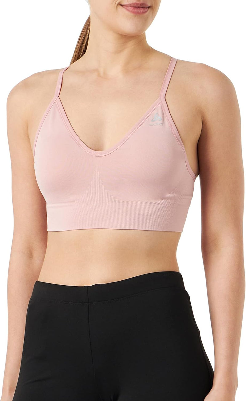 Odlo Damen Seamless Soft 2.0 Low Support_130611 gepolsterter Sport BH (1er Pack) L Pale Mauve, L Pal