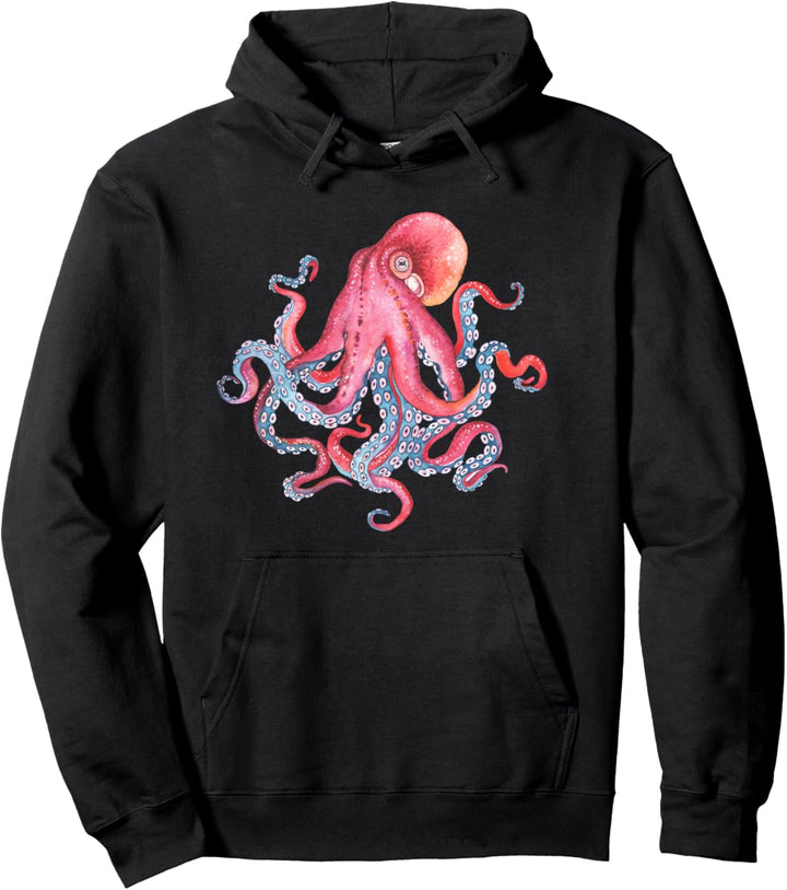 Coole Octopus Hoodies - I Love Octopus Hoodie Pullover Hoodie
