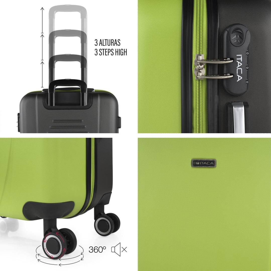ITACA - Maletas Medianas - Maleta Mediana 4 Ruedas, Maleta Viaje Mediana, Maletas De Viaje, Maleta M