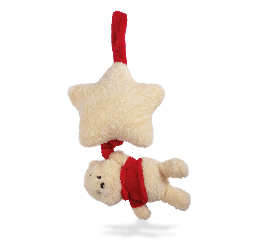 Disney Winnie Puuh Spieluhr aus Plüsch – Kuscheltier mit Einschlafmelodie, weicher Stoff, detailreic
