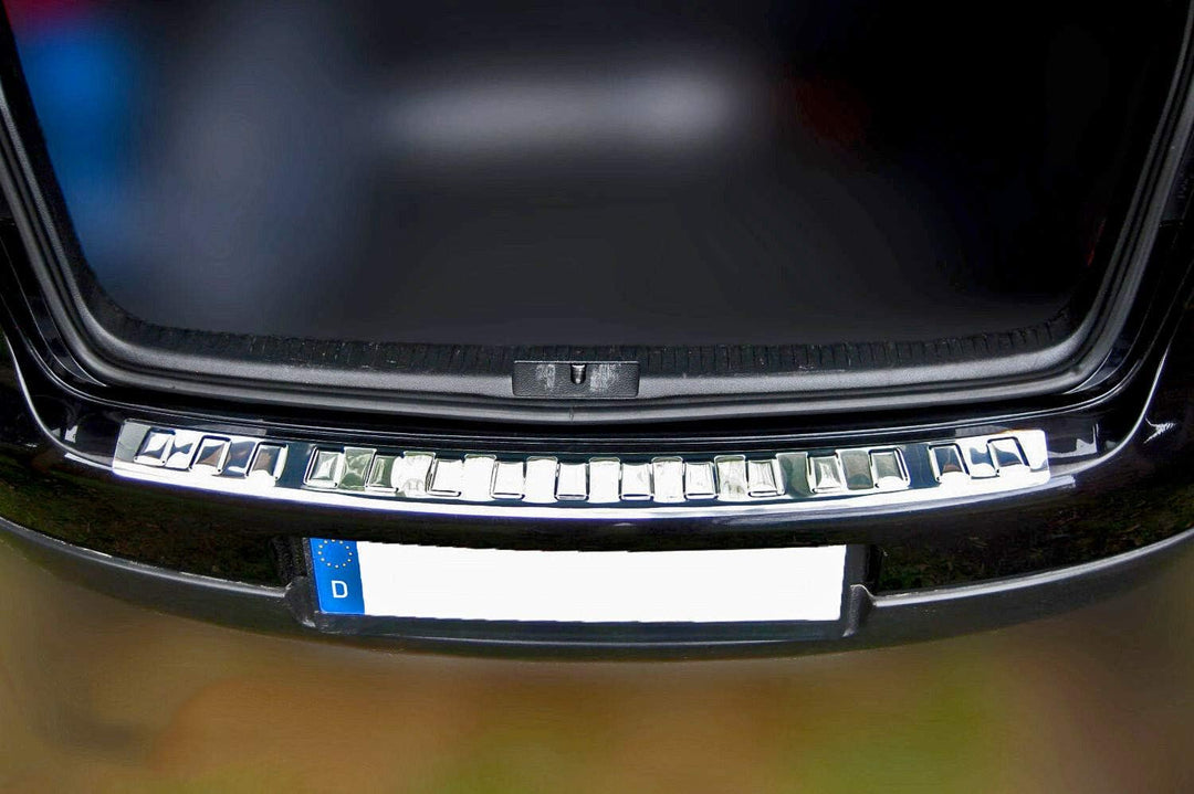Ladekantenschutz Edelstahl CHROM kompatibel für VW GOLF 5 V SCHRÄGHECK | mit Abkantung | premium Qua