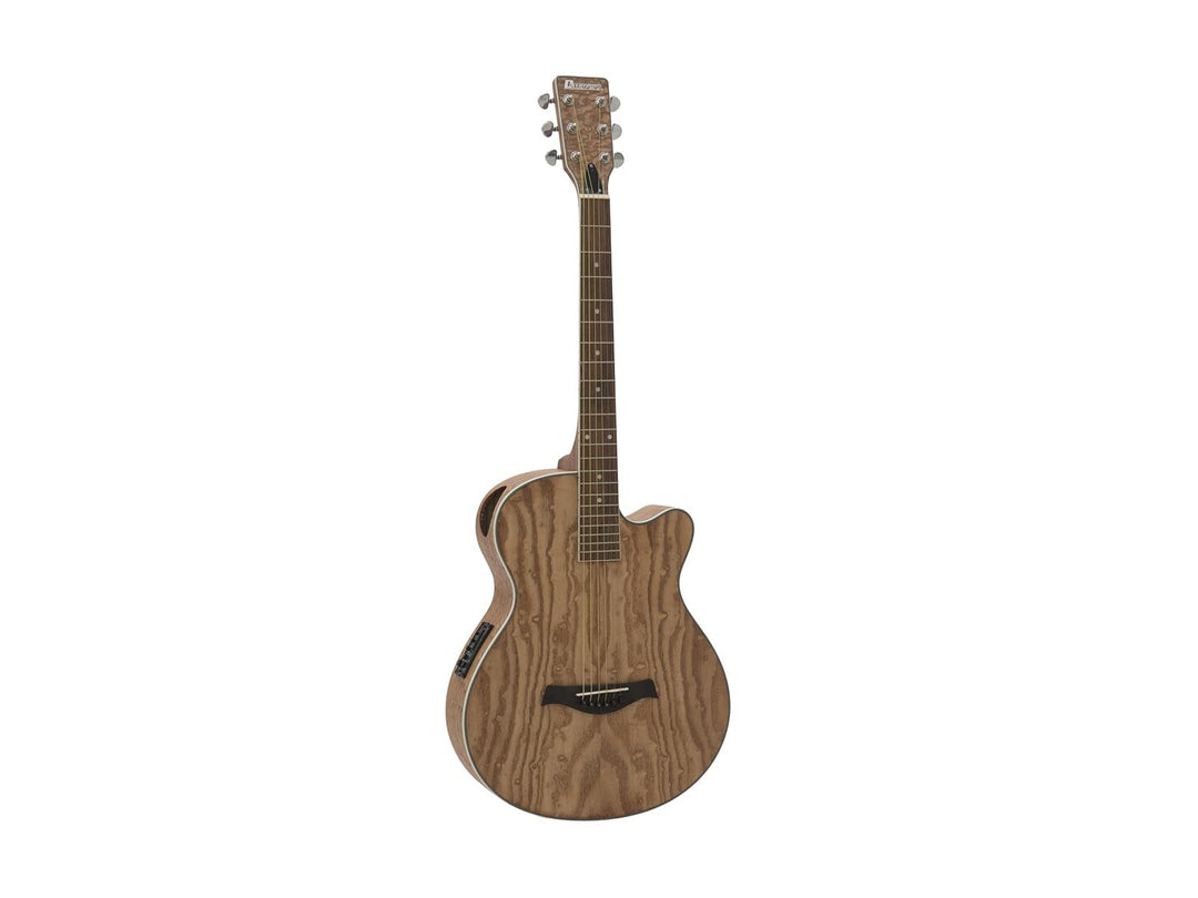 DIMAVERY SP-100 Westerngitarre, natur | Western-Gitarre mit Zargenschallloch