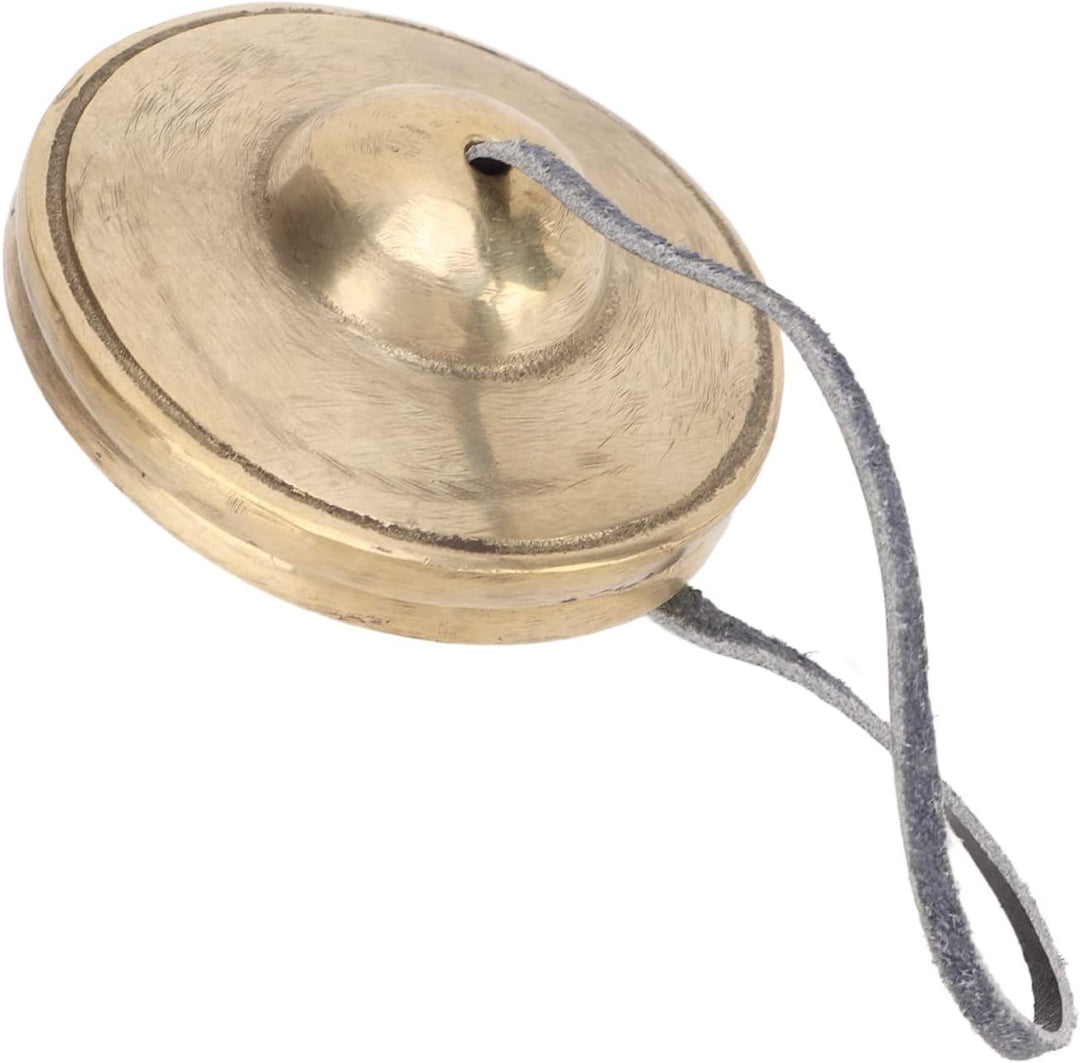 Tibetische Tingsha Zimbeln Meditation Glockenspiel Glocken, 2,7 Zoll Messing Starke Klangdurchdringu