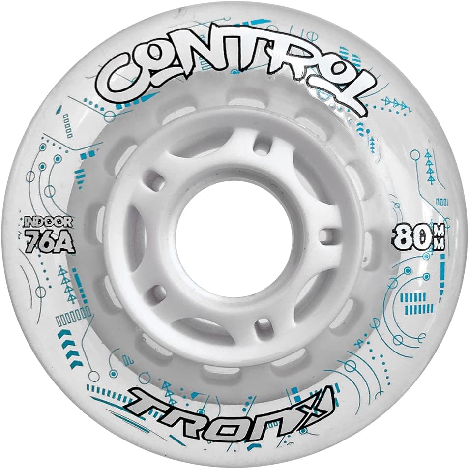 TronX Control Indoor Soft 76A Inline Hockey-Rollen – 59 mm, 68 mm, 72 mm, 76 mm und 80 mm Hi-Lo 72mm