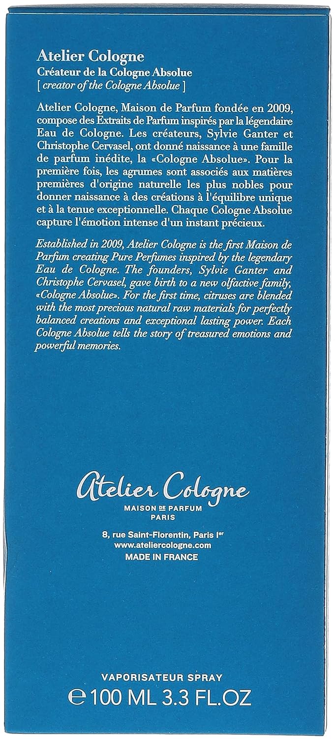 ATELIER COLOGNE Pacific Lime Eau de Cologne, 100 ml