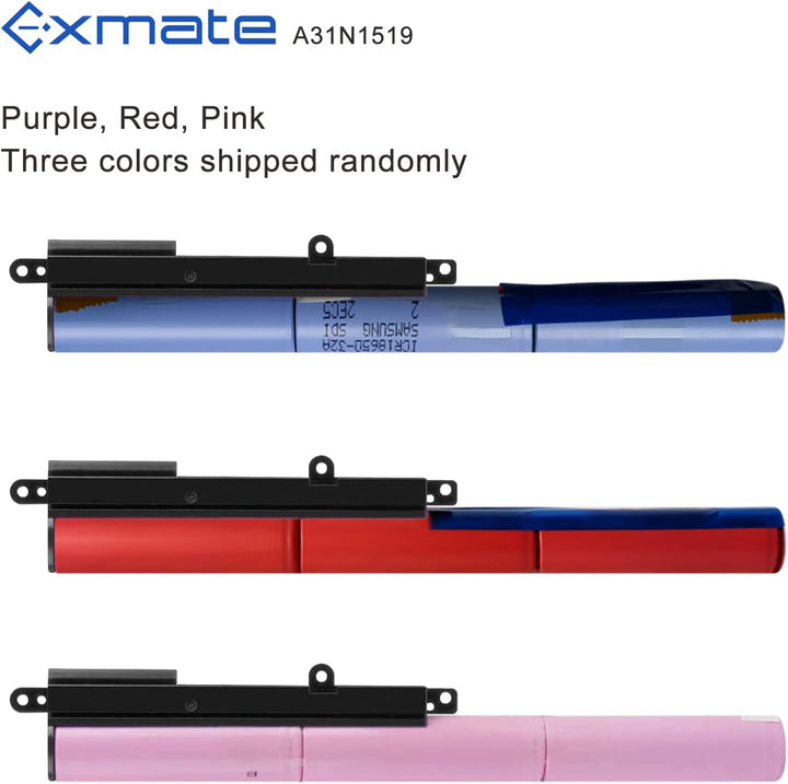 Exmate Laptop-Akku A31N1519 für Asus X540 X540LA X540LJ X540S X540SA X540SC X540YA F540 F540L F540LA