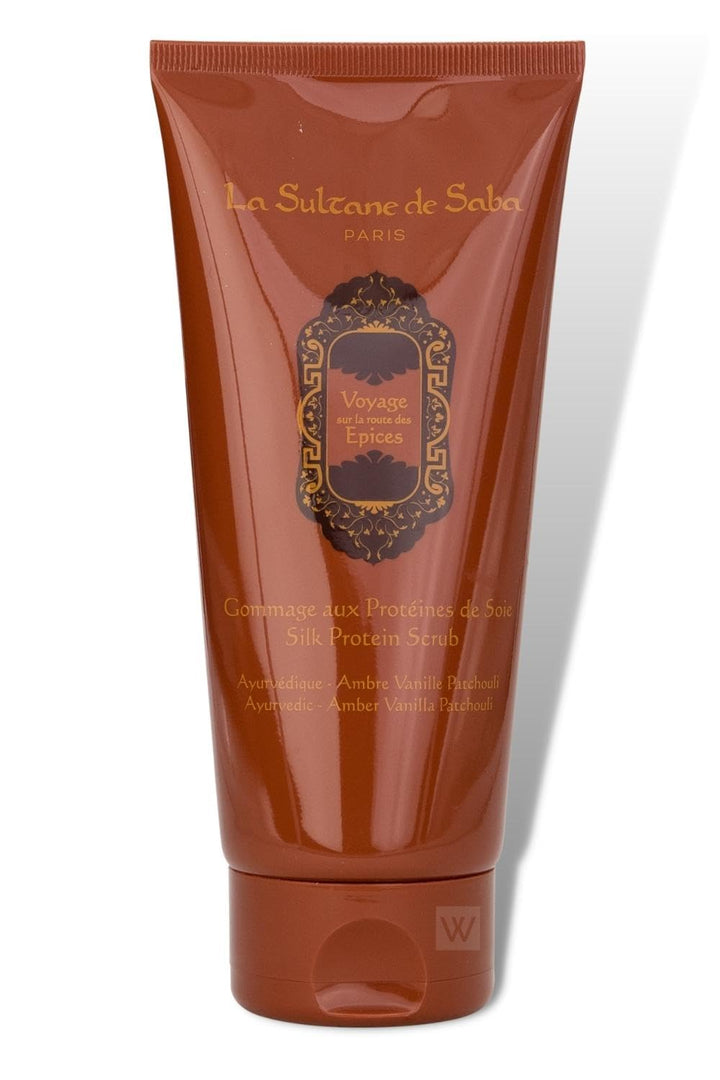 La Sultane de Saba - Seidenproteinpeeling Patschuli Vanille Bernstein, 200gr - Reisen Sie auf der Sp