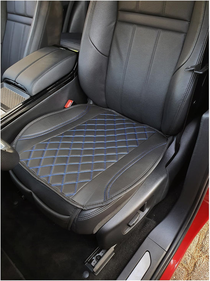 BREMER SITZBEZÜGE 1 Sitzauflage für Smart fortwo 451 in Schwarz/Blaue Naht (OT406), Schwarz/Blaue Na