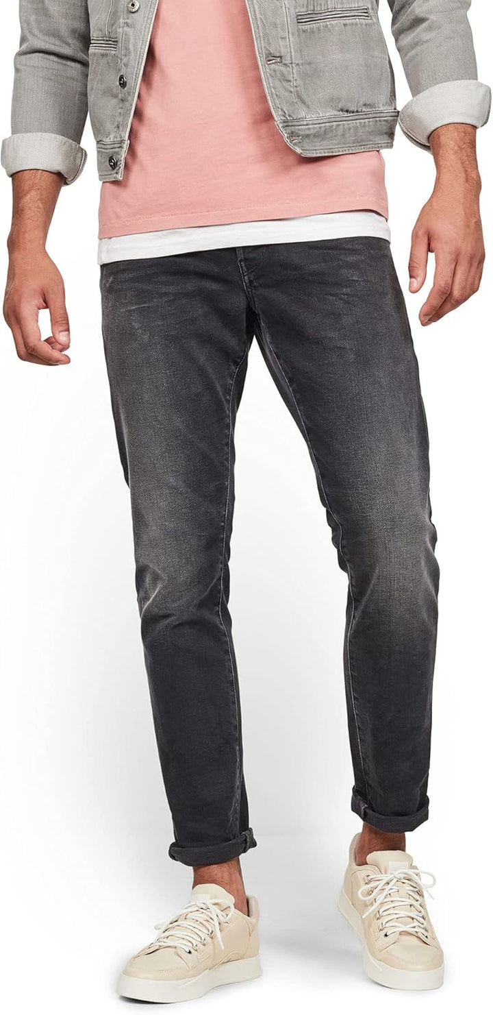 G-star Herren Jeans Carotte 24W / 28L Schwarz (Faded Charcoal 51003-b455-a797), 24W / 28L Schwarz (F