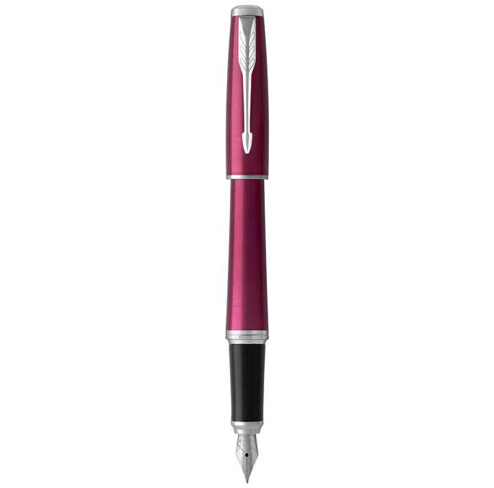 Parker Urban-Füller | Muted Black mit Goldzierteilen | Federstärke M | mit blauer Tinte