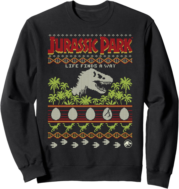 Jurassic Park Life Finds A Way Knitted Sweatshirt