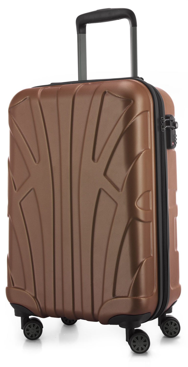 suitline - Handgepäck Hartschalen-Koffer Koffer Trolley Rollkoffer Reisekoffer, TSA, 55 cm, ca. 34 L