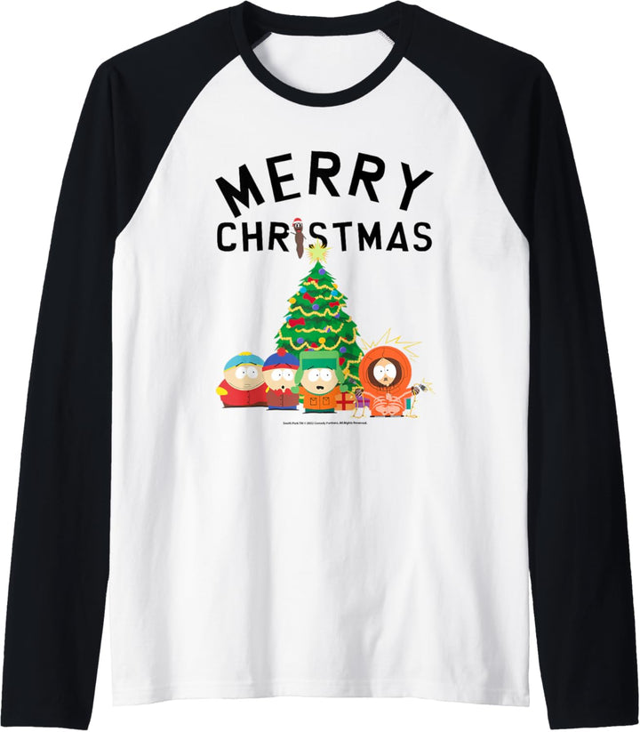 South Park Frohe Weihnachten Raglan