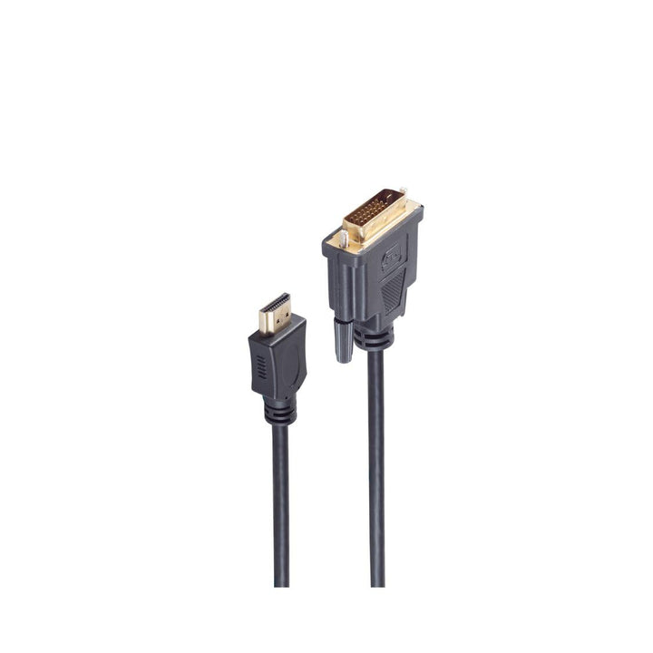 HDMI Stecker/DVI-D (24+1) Stecker verg. 5m 5,00m, 5,00m