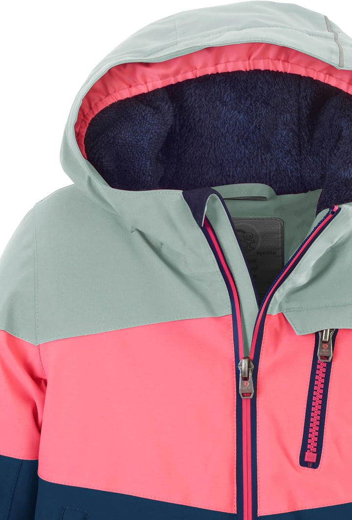 Killtec Unisex Fisw 3 Mns Ski Jckt Skijacke/Funktionsjacke mit Kapuze und Schneefang 86-92 stahlmint