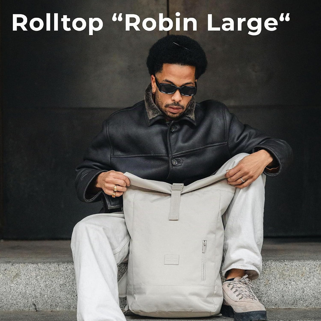 Johnny Urban Rolltop Rucksack Damen &amp; Herren - Robin Large - Tagesrucksack mit 16 Zoll Laptopfach -