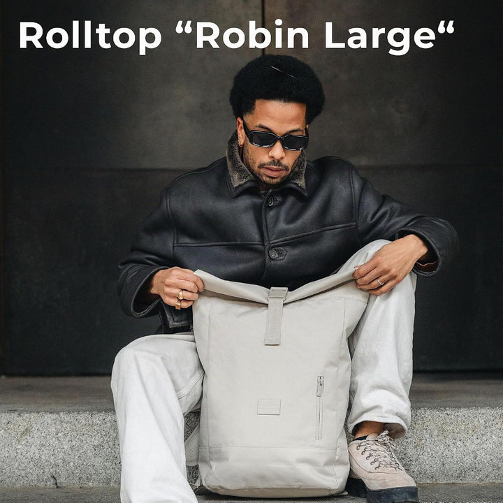 Johnny Urban Rolltop Rucksack Damen &amp; Herren - Robin Large - Tagesrucksack mit 16 Zoll Laptopfach -