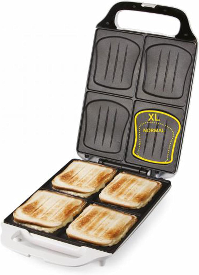 XXL Familien-Sandwich-Toaster DOMO DO9064C Sandwichmaker für 4 Sandwiches in