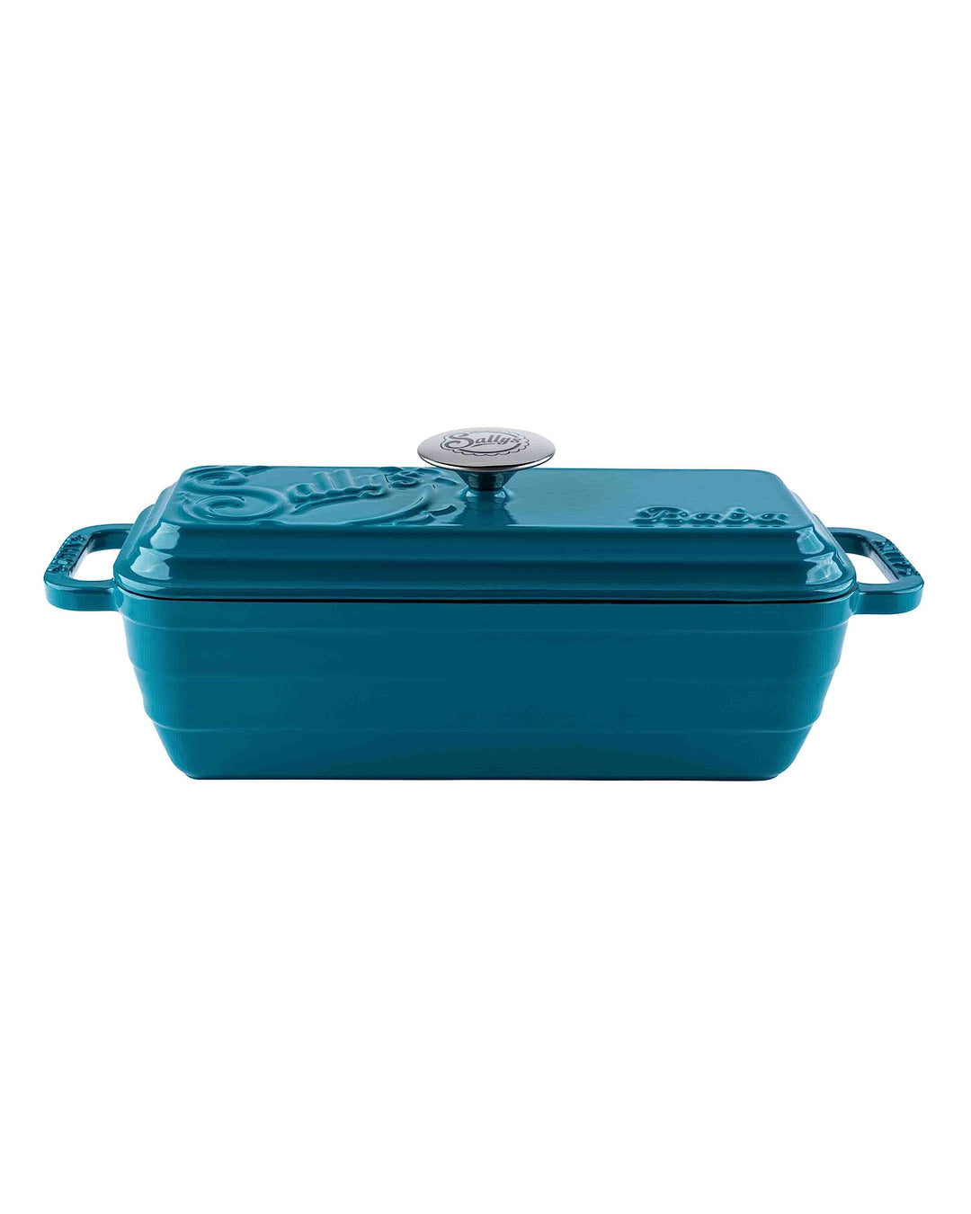 Sallys Gusseisen Brot- Backform Baba (Petrol), Petrol