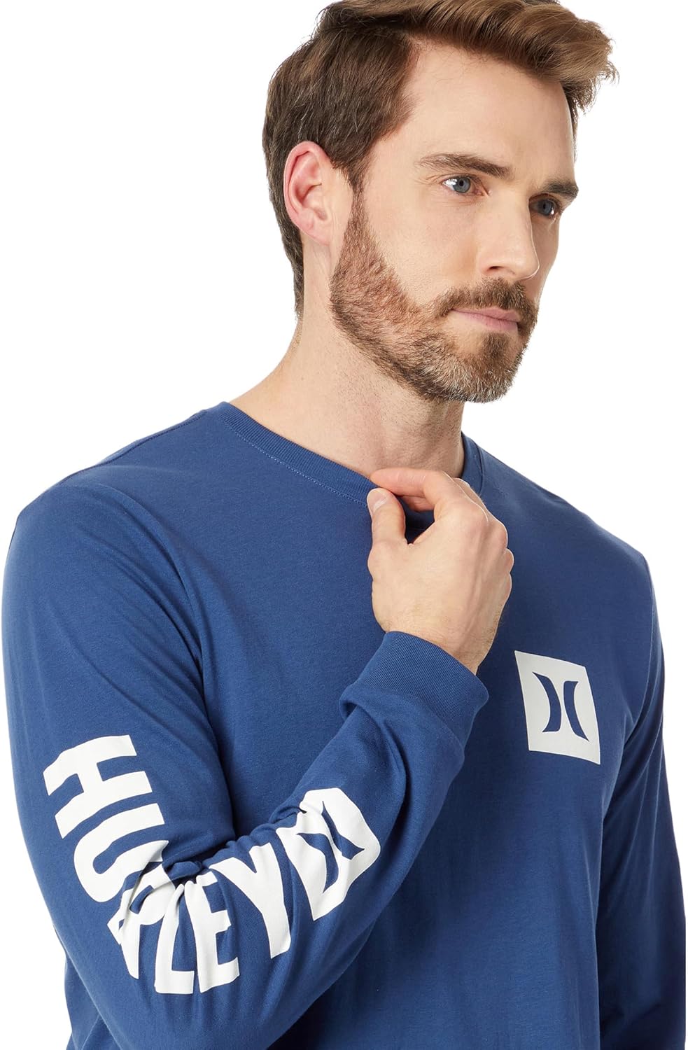 Hurley Herren The Box Long Sleeve T-Shirt T-Shirt S Submarine, S Submarine