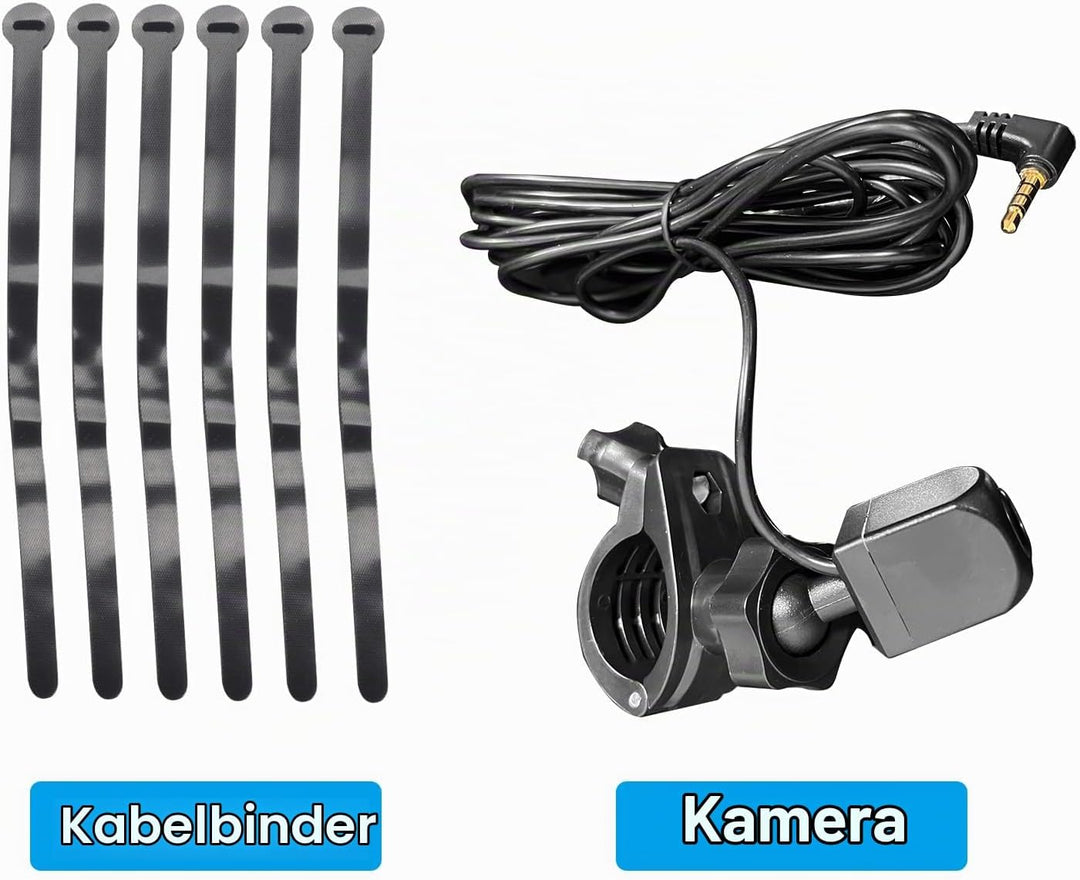 PARKVISION Fahrradkamera Ersatzkamera | Kompatibel mit BK-430/BK-436/BK-439/PJ-M40 | 16-30mm verstel