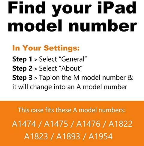 ZUGU iPad 9.7 Hülle 2018/2017 / Ipad Air 1, schlanke Schutzhülle für die iPad 9.7 5. / 6. Generation