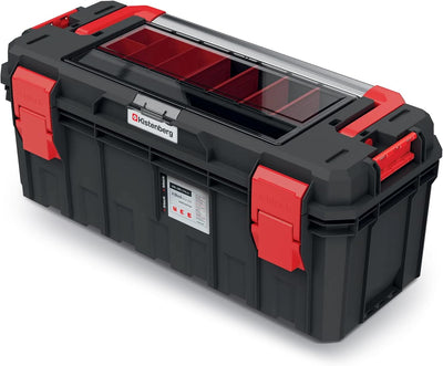 Kistenberg Werkzeugkiste Werkzeugkoffer Werkzeugkasten Werkstattkiste Toolbox Organizer im Deckel mi